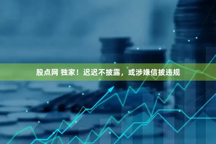 股点网 独家！迟迟不披露，或涉嫌信披违规